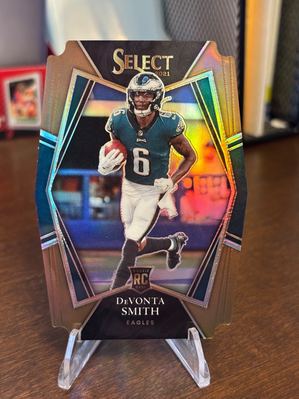 2021 Panini Select - Devonta Smith #149 Copper Prizm Die-Cut /199 (RC)