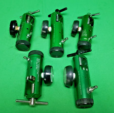 Lot of 5 Mada Medical Oxygen Regulators 0-15 LPM CGA-870 D/E Tanks 1835-15GB Tt.