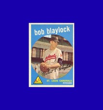 Bob Blaylock 1959 Topps #211 - RC - St. Louis Cardinals - Mint