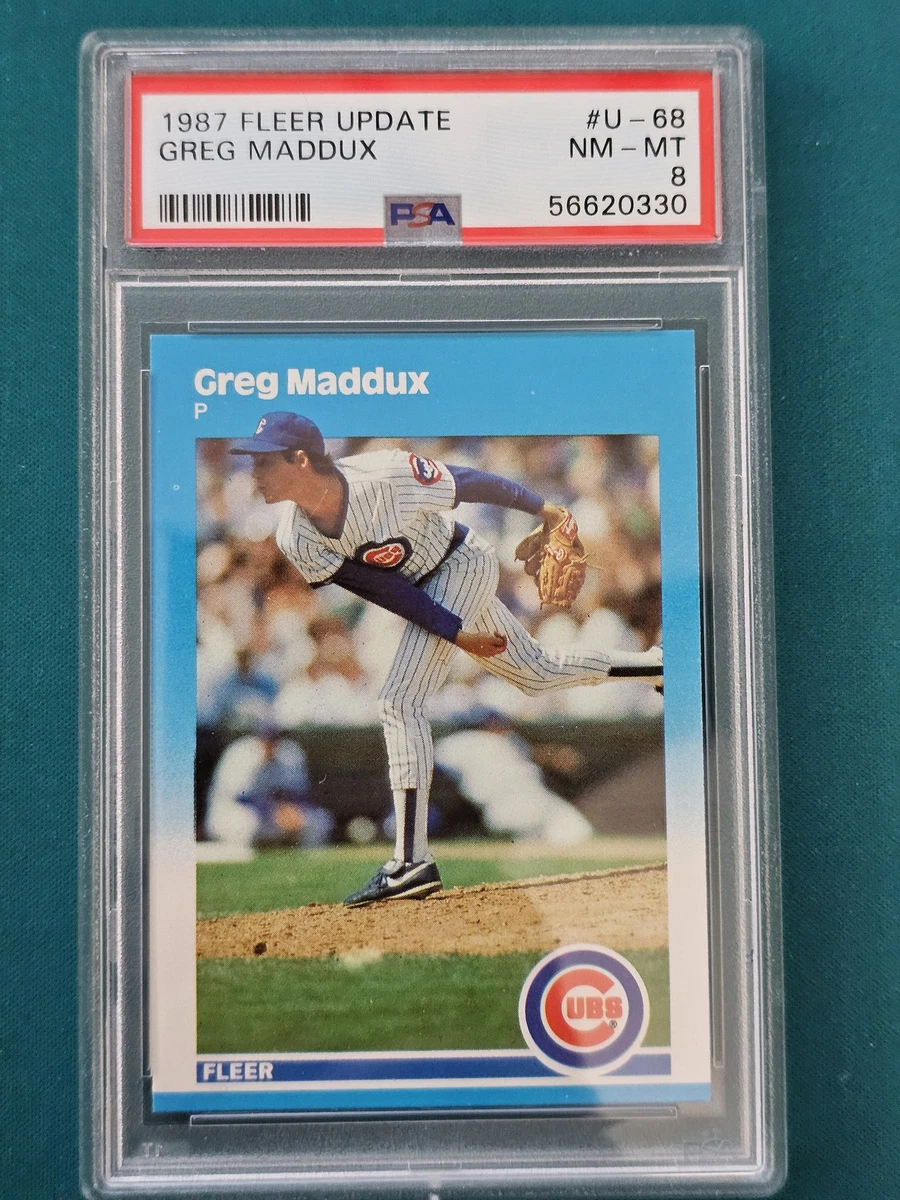 Fleer Greg Maddux 1987 Season Baseball Sports Trading Cards