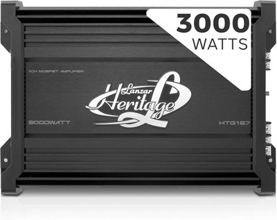 1 Channel Car Audio Amplifier, 3000 Watt, Monoblock, 2 Ohm, MOSFET, Nickel Pl...