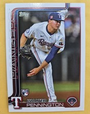 Topps 2025 Series 2 Walter Pennington Rookie Base Set #493 Texas Rangers