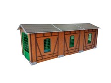 G Scale 1:22.5 Locomotive Shed Diorama Kit   ...
