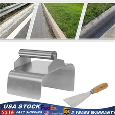 Concrete Curb Trowel Edger Landscape Curb Trowel Kraft Tool with Putty Knife