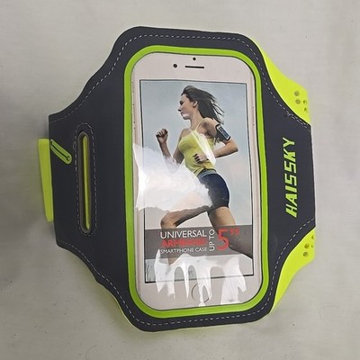 Haissky Running Arm Phone Case Yellow Black Up To 5'' Phone Universal