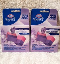  2 Boxes Of Clorox Automatic Toilet Bowl Cleaner Lavender Bleach Free