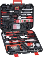 Hand Tools, 237 Piece Tools Set, Socket Wrenches Professional Grade All-In-One T