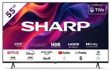 Sharp 4T-C55GK4245KB 55” TV 4K UHD Frameless Smart TiVo TV 2024