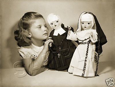 vintage nun doll