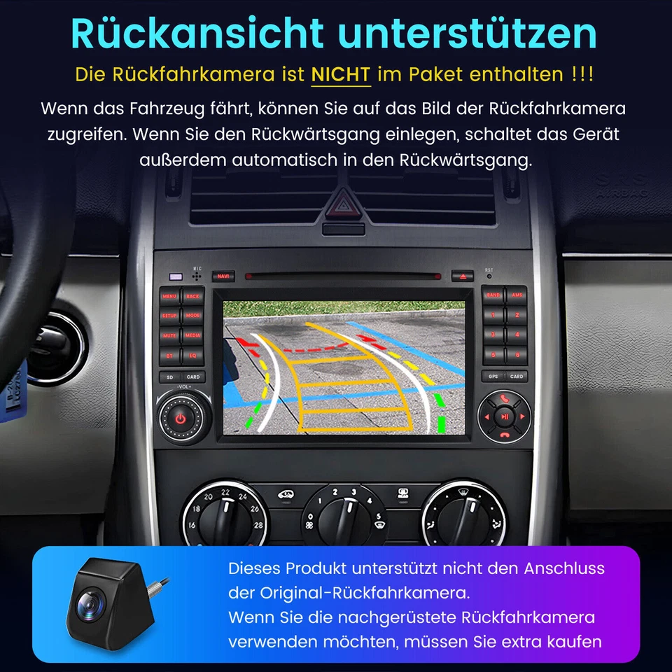 Android Autoradio DVD für W245 W639 W906 Mercedes Vito Viano Navi Carplay - Bild 4 von 4