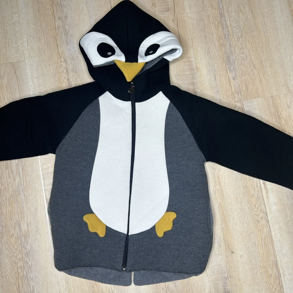 Куртка детская CoCo Rabbit Penguin размер XL черная и серая - Изображение 2 из 4