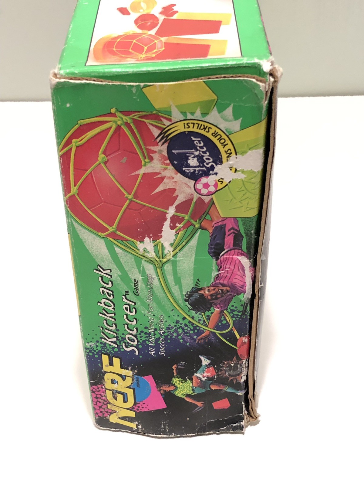 Vintage Nerf Kickback Soccer Set 1995 Complete New Open Box eBay