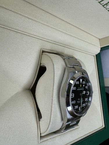 Rolex Air King 126900 2024 Unworn 40mm Stainless Steel Black Dial Full Set - Picture 18 of 24