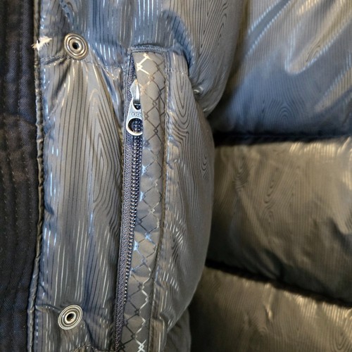 The North Face Hyvent Parka Black Goose Down Removable Hood Size M Rarely worn - Picture 8 of 15