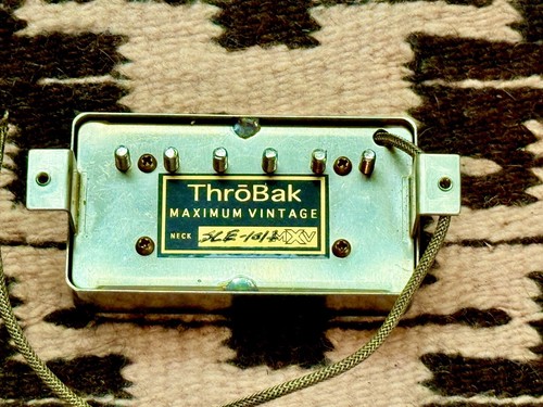 Used ThroBak SLE-101 Plus + MXV P.A.F. Humbucker (Neck) Pickup Aged Nickel - Picture 8 of 10