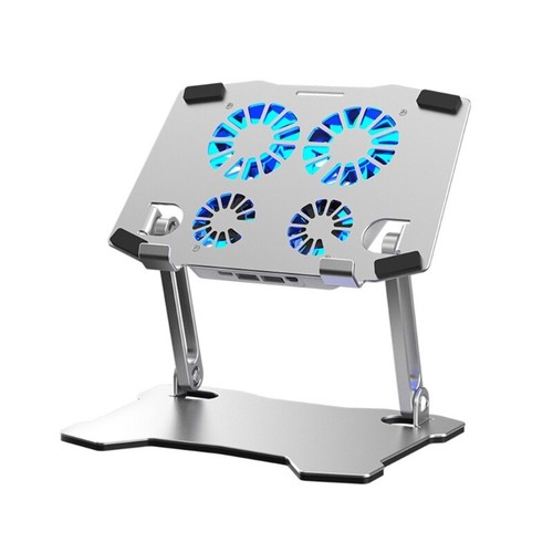 X16 Tablet Stand with Cooling Fan Bracket Aluminum Alloy Laptop Notebook Holder - Afbeelding 3 van 8
