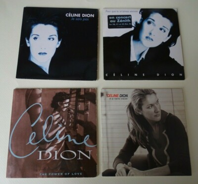 CELINE DION, CDS Konvolut, ich weiß PS, the power of love, Zenith Konzert, ich liebe dich. + FOTOS