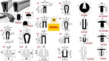Fassungsprofil Epdm Kantenschutz Keder Gummi u Profil Gummidichtung Dichtung