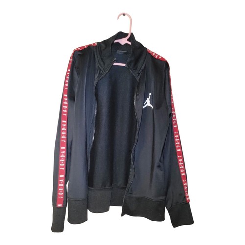 Nike Jordan Track Jacket Boys Size S 8-10 Years Black Full Zip Up Excellent Cond - Picture 3 of 4