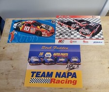 LOT OF THREE NASCAR DRIVE CARDS: FADDEN, DILLON(SIGNED) RUDD: G