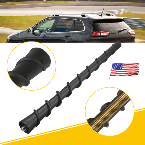 Antenna For 2010-2017 Dodge Journey Avenger Jeep Cherokee 7" Rubber Spiral US - Picture 1 of 10