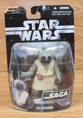 Hasbro Star Wars Saga Foul Moudama Action Figure for sale online