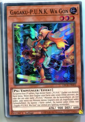 Yu-GI-OH Gagaku P.U.N.K. Wa Gon Super Rare GRCR-DE02