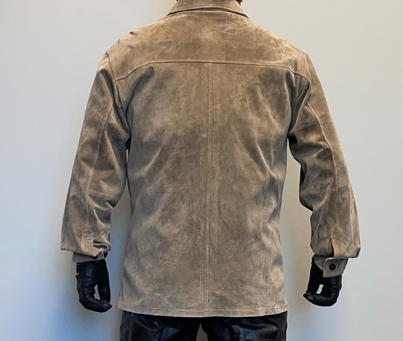 Claiborne Men's Leather Shirt Large - Levi's Jean… - image 2