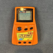 Pac-Man Handheld Electronic Arcade Game Orange MGA Entertainment 2001 - Tested