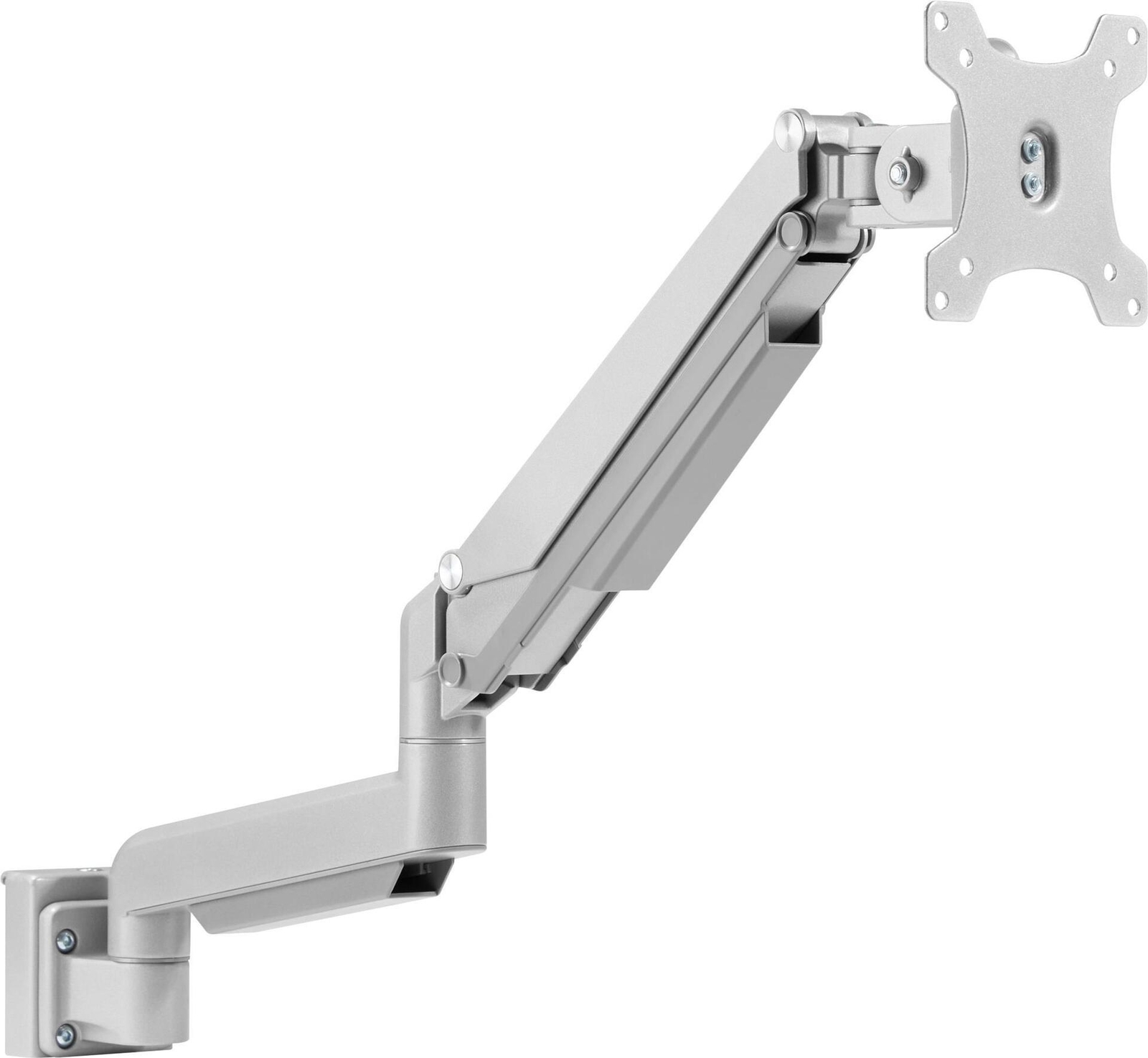 Staffa Monitor Slatwall InLine 2 Snodi Grigio Argento | Prezzo Top