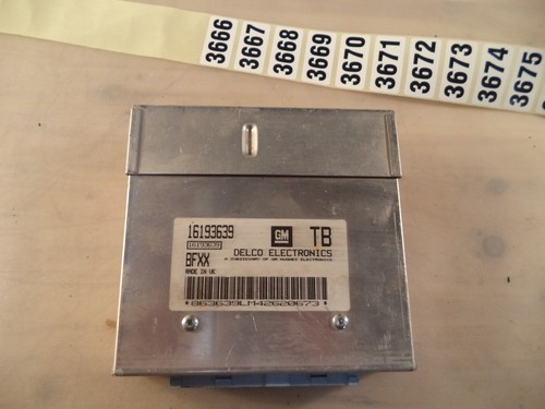 Steuergerät Motorsteuergerät Opel Corsa B Delco GM 16193639 3666