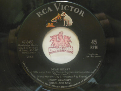 Henry Mancini   Dear Heart / How Soon, 45 RPM VG+ (IF)