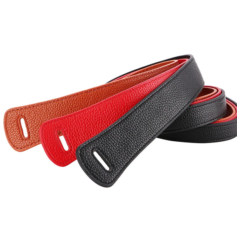 Women Genuine Leather Belt Wrap Around Self Tie Sash Obi Waist Cinch Dress Decor - Image 3 of 4