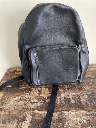 Trevor Grain Leather Backpack 