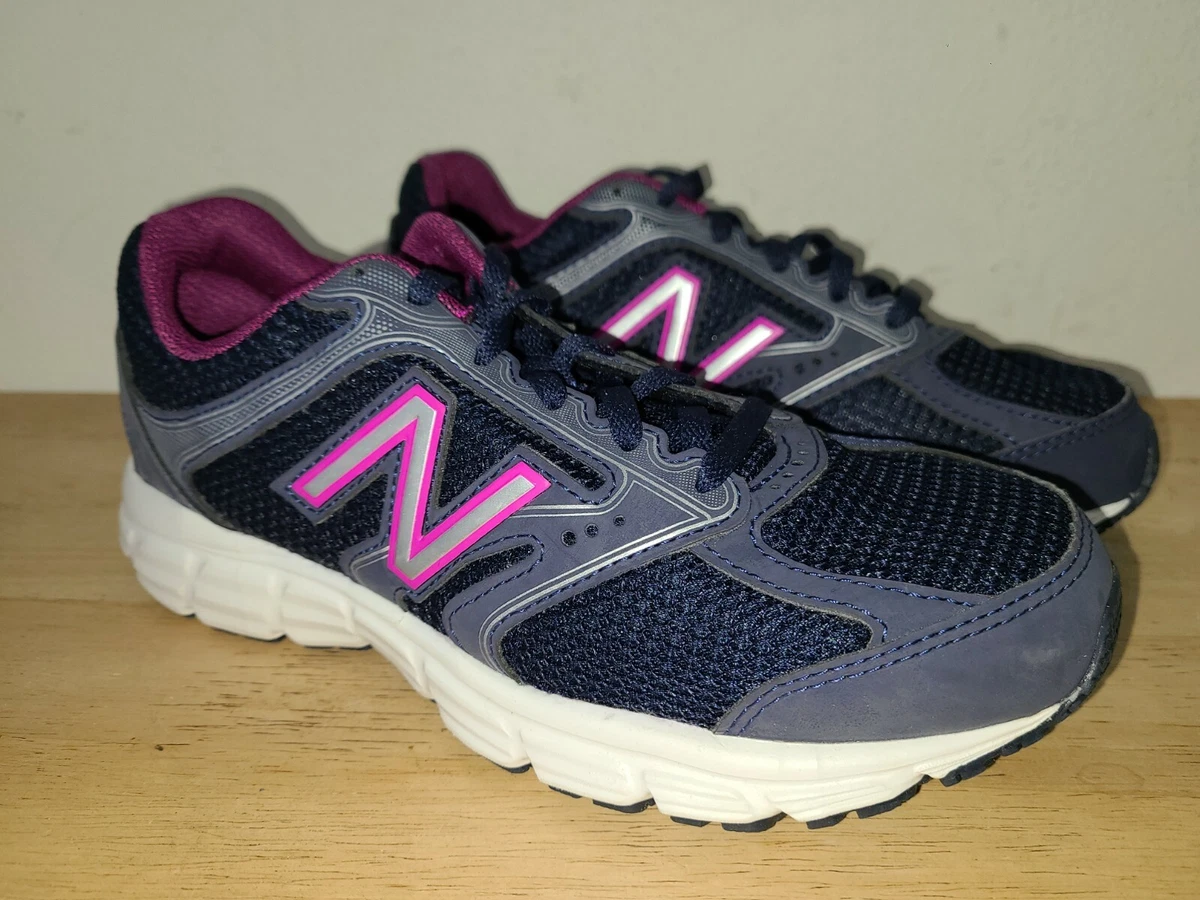 New Balance 470 TechRide WE470LN1 Navy Purple Running Shoes Womens Size 7D