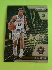 2020-21 Panini Prizm RJ Hampton Rookie Instant Impact #10 Denver Nuggets RC