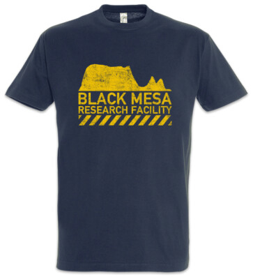 Black Mesa T-Shirt Research Logo Symbol Sign Facility Gamer Games Gaming Nerd