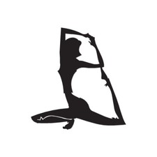 Yoga Meditation Low Lunge - Vinyl Decal - Multiple Color & Sizes - ebn1152