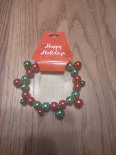 Happy Holidays Christmas Jingle Bracelet