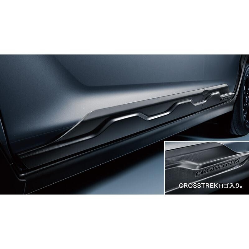 アクセサリー godu NEW] JDM Subaru CROSSTREK GU Door Under Garnish Unpainted Black