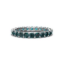 London Blue Topaz 2.31 ctw Womens Eternity Ring Stackable 14K Gold JP:74451