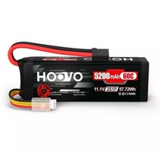 3S LiPo Battery 11.1V 5200mAh 60C TR Plug Softcase RC Battery for RC Car RC T...