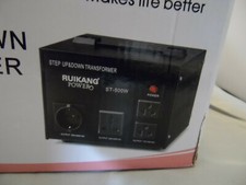 Ruikang Power 500W Watt Voltage Transformer Step Up Down 110V to 240V Converter