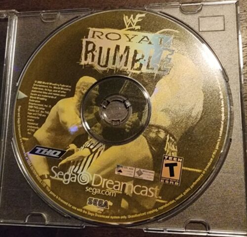 Disque de jeu vidéo testé WWF Royal Rumble Sega Dreamcast 2000 uniquement - Photo 1/2