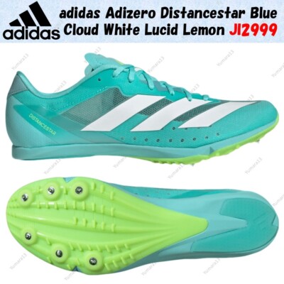 adidas Adizero Distancestar Blue Cloud White Lucid Lemon 