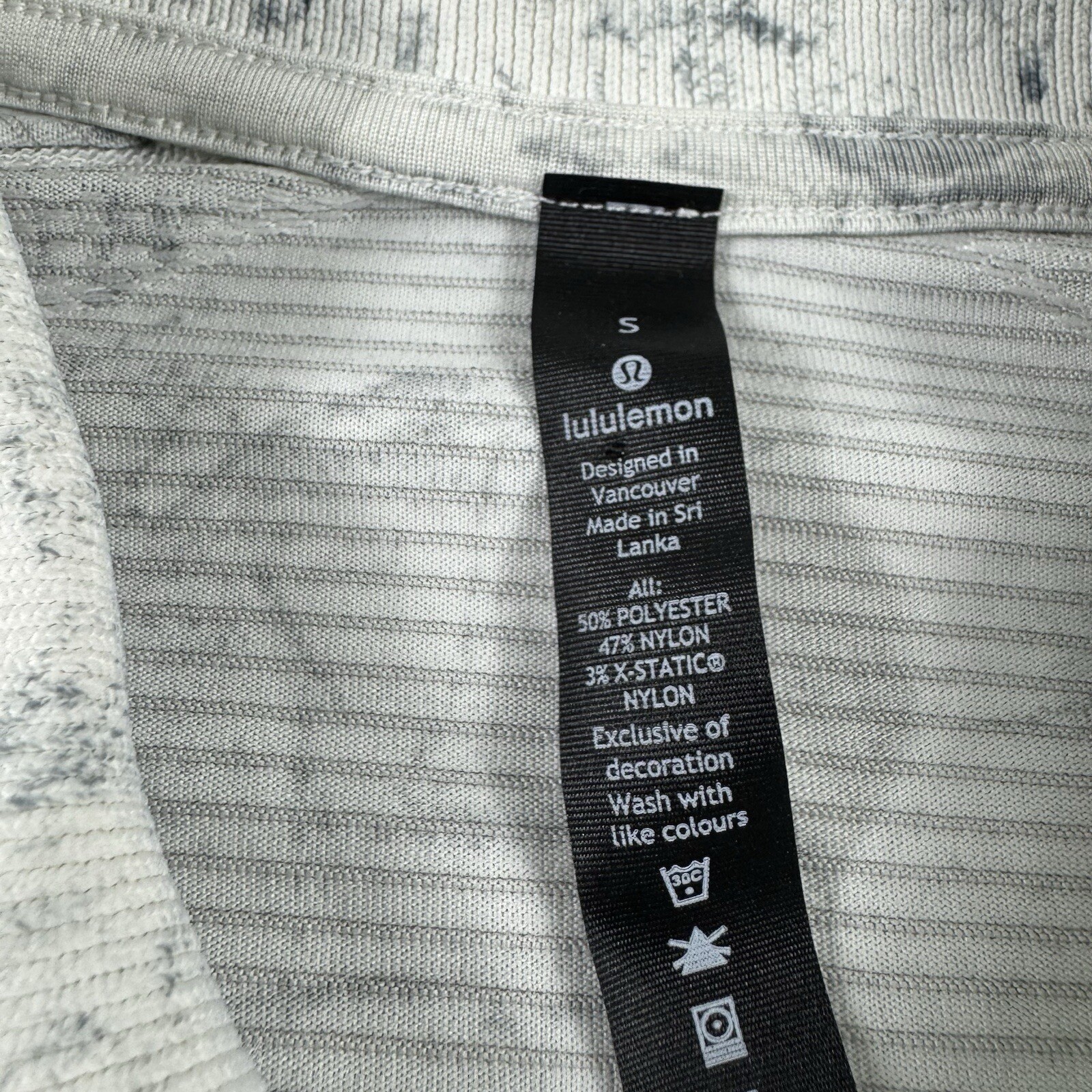 Lululemon Current Evolution White Gray Marble Per… - image 6