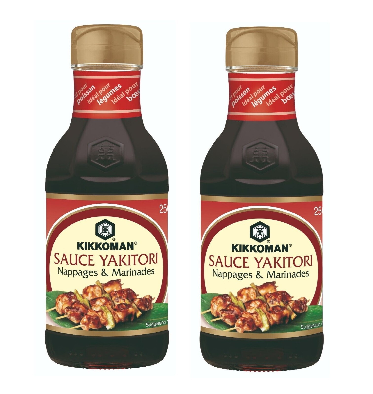 Yakitori Sauce Doppelpack: 2 x 250ml von Kikkoman für Yakitori Spieße Marinade
