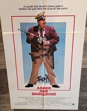 ARMED and DANGEROUS 1 SHEET MOVIE Pstr.1986 STYLEA folded JOHN CANDY EUGENE LEVY