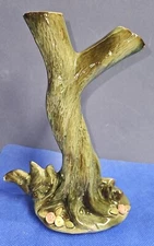 Cordelia Corday two tree trunk bud vase rare vtg 40s porcelain China romantic 