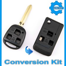 CHIAVE GUSCIO PER TOYOTA RAV4 COROLLA AVENSIS LAND CRUISER KIT DI CONVERSIONE